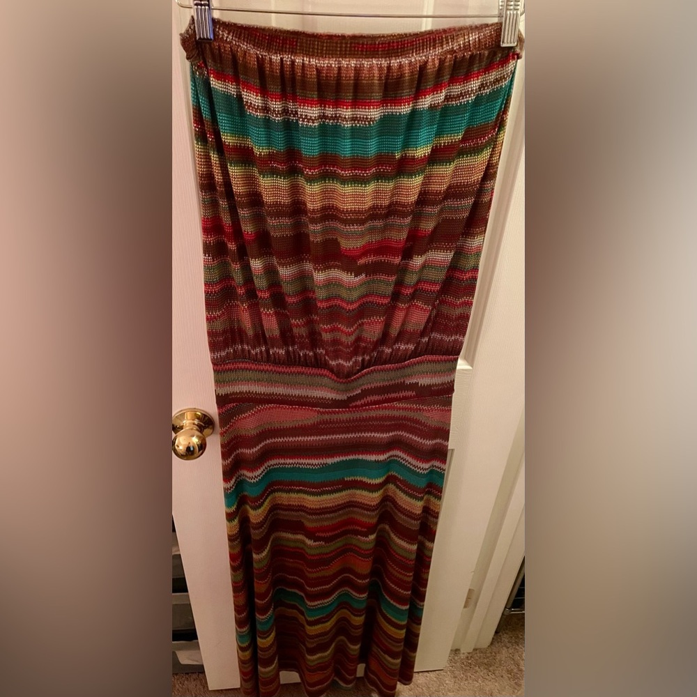 Vintage strapless Maxi Dress